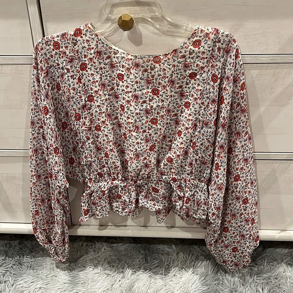 Light floral top